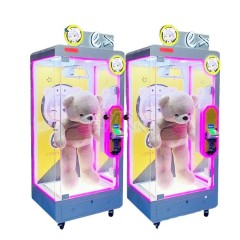 Coin Operated Big Cut The Rope Game Machine Standing Indoor Push Prize Toy Crane Vending Machine For Sale