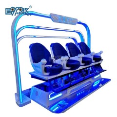 Theme Park 4 Seat Roller Coaster VR Motion Simulator