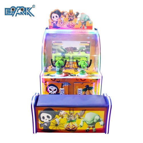 Coin Operated Arcade Ball Shooting Machine Ticket Redemption Game For 2 Players