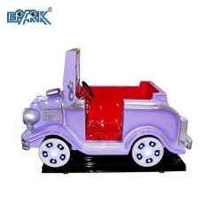 Rides On Purple Car For Kids Coin Operated Arcade Kiddie Rides Game Machine
