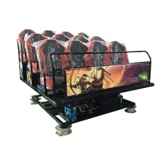 Customized Seats 5D 7D 9D 12D Hydraulic Electric Platform Cinema For Indoor Shopping Mall