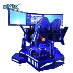 Video Game City 2 Seater Three Screen Racing Simulator Virtual Reality Driving Experience Three Axis Racing Game Machine