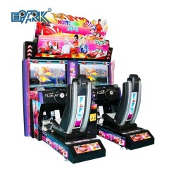 Kids Game Zone Electric Arcade Coin Operation Two Player Video Car Racing Simulator Game Machine