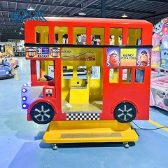 Kids Arcade Carnival Kiddie Rides Electric Video Mini London Bus 3 Players