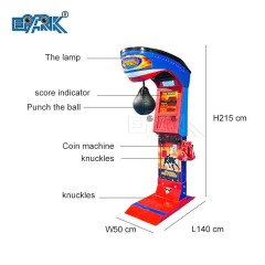 Entertainment Coin Operated Boxing Machine Boxing Punch Machine For Amusement Park