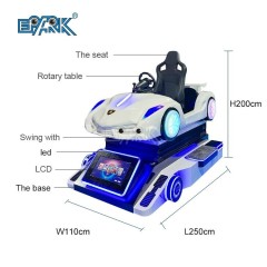 Amusement Park Rides Realidad Virtual Vr Equipment Virtual Reality Driving Car Racing Motion Simulator