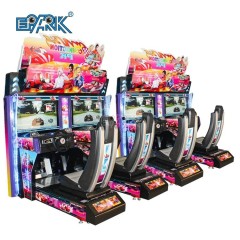 Kids Game Zone Electric Arcade Coin Operation Two Player Video Car Racing Simulator Game Machine