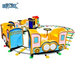 Outdoor Playground Equipment Carnival Games Battery 7 Seats Electric Mini Track Train