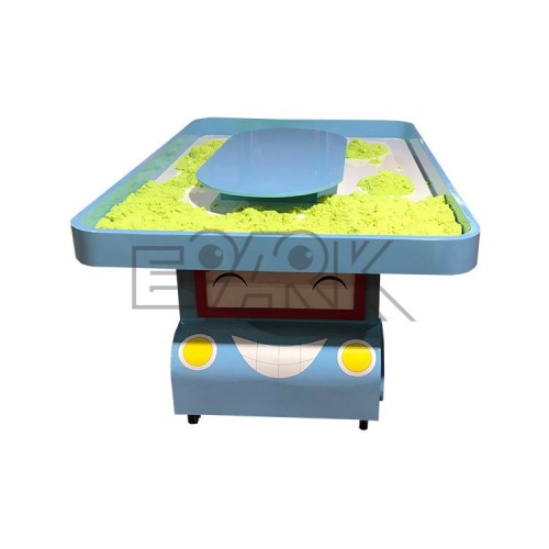 Indoor outdoor playground kids art table sand and water table equipped space sand /toys