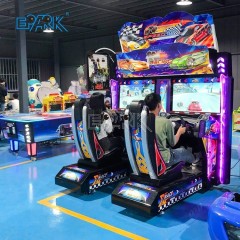 Amusement Park Coin Operated Arcade Kids Game Machine Double Player Outrun Racing Car Game