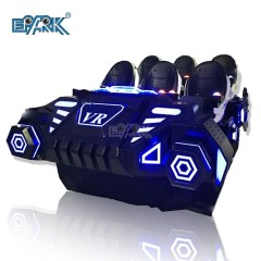 Amusement Park Rides 6 Players Dynamic Cinema Game Equipment 9D Virtual Reality Arcade Machine