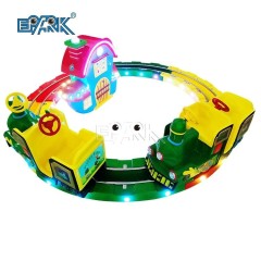 Coin Operated Kiddie Track Train Amusement Park Carnival Ride Game Machine Mini Indoor Kids Rides