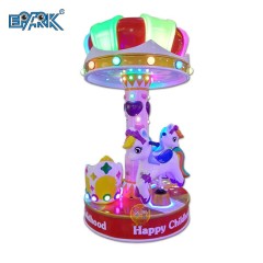 Fiberglass Material Amusement Park Mini Merry Go Round Carousel Horse Carousel Kids Carousel Ride For Sale