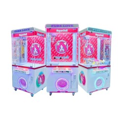 Coin Operated Arcade Game Super Doll Claw Crane Machine Toy Mini Claw Machine With Bill Acceptor