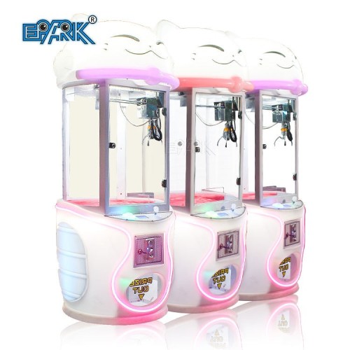 Amusement Park Entertainment Coin Pusher Cut Cat Arcade Doll Machine Crane Claw Machine For Kids