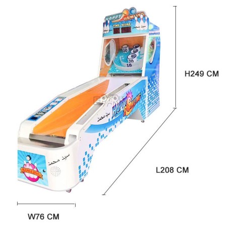 Children Indoor Electronic Game Machine Bowling Entertainment Game Machine Cricket Three-Person Bowling Game Machine