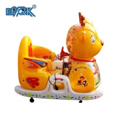 Coin Operated Swing Car Game Machine Happy Sleigh Swing Car Kids Rides