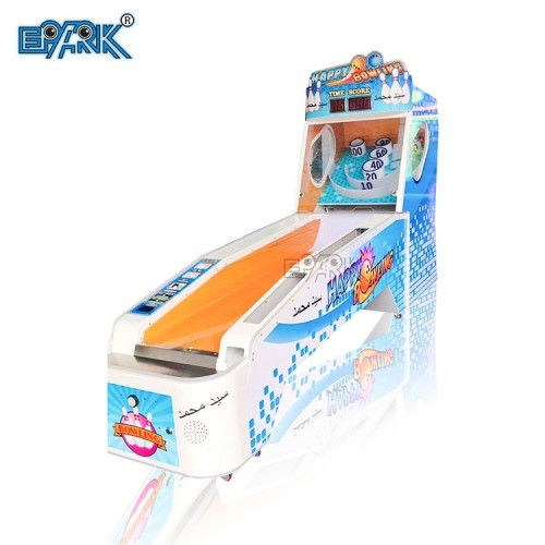 Coin Operated Happy Bowling Ticket Game Machine Single Player Sports Bowling Game Machine For Kids