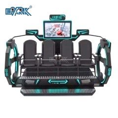 Realidad Virtual Tendencia VR Roller Coaster Coin Operated Arcade Games 360 Chair 9D VR Slide VR 4 Seats Cinema Simulator