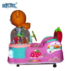 Cute Small Bear Kiddie Ride Amusement Swing Car Toy Coin Operated Game Machine