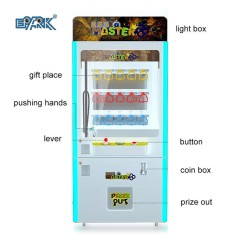 Amusement Center Key Master 15 Lots Soft Toy Push Win Vending Game Machine For Sale