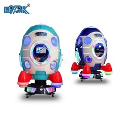 Indoor Coin Operated Kiddie Ride Mp5 Rocket Swing Car Game Machine With MP5