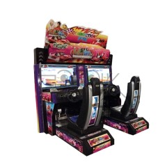 Coin Operated Video Driving Outrun Machine zone arcade simulator racing car game