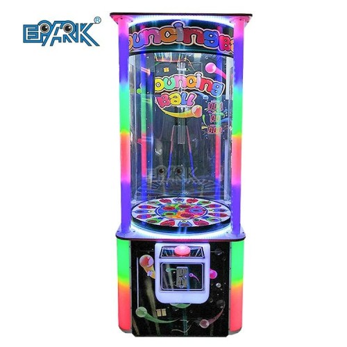 Coin Operated Bouncing Ball Game Machine For Kids Ticket Arcade Game Jumping Ball Game Machine