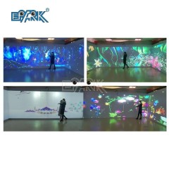 Indoor interactive Projection Decoration Interactive Projector System Immersive Romantic Flower Sea Wall Projection