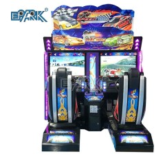 Indoor Coin Operated Games 32 Lcd Outrun Car Racing Simulator Double Player For Arcade
