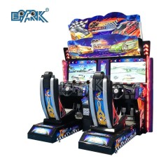 Indoor Coin Operated Games 32 Lcd Outrun Car Racing Simulator Double Player For Arcade