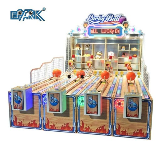 Coin Operated Lottery Ticket Prize Arcade Redemption Lucky Ball 4 Players Carnival Game Machine