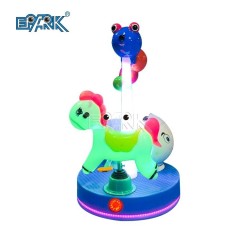 Kids Ride on 2 Seats Coin Operated Electric LED Lighting Mini Carousel