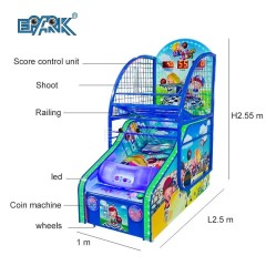 Indoor Game Machine Crazy Hoop Basketball Arcade Game Machine Basketball Machine