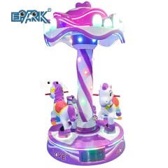 Indoor Amusement Electric Merry Go Round Children 3 Seats Small Carousel with CE approved