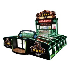 National Horse Racing 10 players Net Red Edition Carnival Booth Game Coin Operated game machine for sale