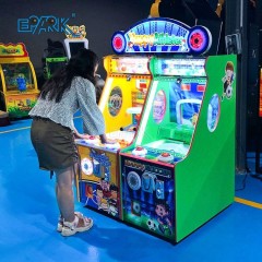 Kids Indoor Lottery Games Machine Happy Soccer 3 Amusement Arcade Game Machines Happy Athletes Token Coin Pusher Gaming Machine