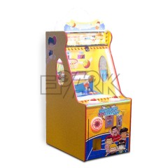 Happy basketball baby household coin operated lottery ticket redemption game machine