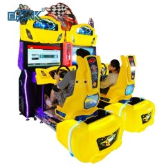 Coin Operated Dynamic Amusement Car Racing Arcade Rides On Car Game Machine Driving Simulator For Sale