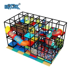 Indoor Playground Kids Fitness Attractions Soft Play Games Big Rainbow Rope Climbing Net