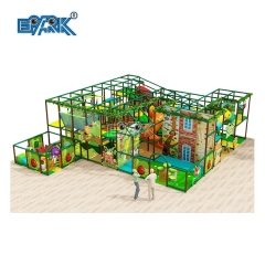 Ce Certificated 300 Sqm Kids Indoor Slides Park With Soft Play, Trampoline, Climbing Wall, Building Block House