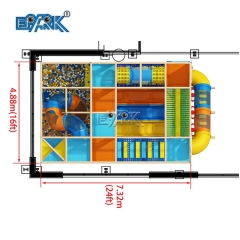 Custom Design Kids Interstella Space Theme Park Soft Play Commercial Indoor Playground