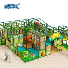 Ce Certificated 300 Sqm Kids Indoor Slides Park With Soft Play, Trampoline, Climbing Wall, Building Block House