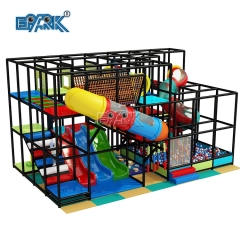 Indoor Playground Kids Fitness Attractions Soft Play Games Big Rainbow Rope Climbing Net