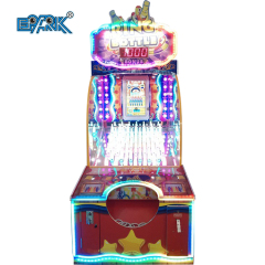 Coin Operated Ring Bottle Toss lottery machine Ticket Redemption Game Machine