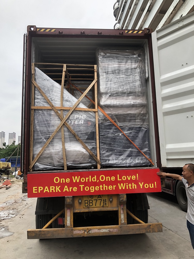 EPARK One Container Shipped To India