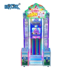 Coin Operated Indoor Amusement Rainbow Castle Throwing Ball Ticket Arcade Game For Sale