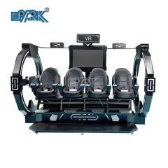 New 4 Person Cinema Virtual Reality Roller Coaster Egg Chair 9d Vr Cinema Arcade Machine