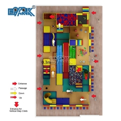 Commercial Indoor Soft Play Ground Equipment For Children's Indoor Playground Park