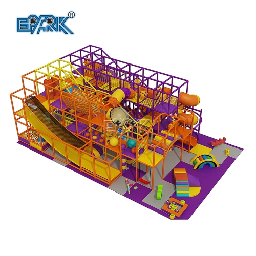 Soft Playground Park Children Indoor Playground Equipment With Tube Slide Ocean Ball Pit